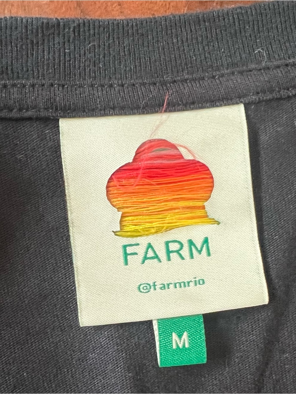 Farm Rio Tiered T‑Shirt Dress with Colorful 'Dress in Happiness' Graphic - Picture 9 of 9